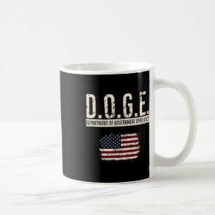 Mug Funny Doge Ministère De L'Efficacité Gouvernementa
