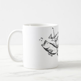 Mug Funny Double Bass Pun Art Jazz Music Upright Bass