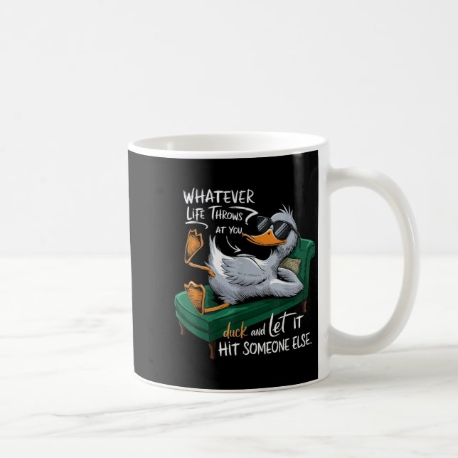 Mug Funny Duck Graphic Tees Men Women Teens Funny Quot (Droite)