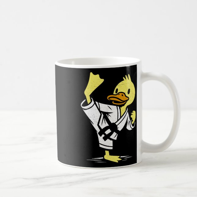 Mug Funny Duck Karate Martial Arts Memes Co. Duck Kara (Droite)