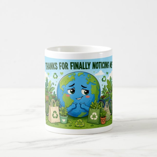Mug Funny Earth Day Eco Planet (Centre)