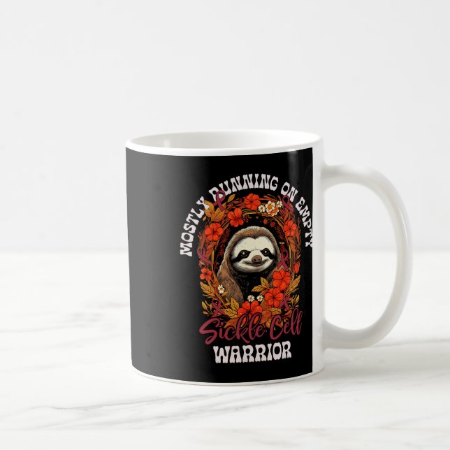 Mug Funny Empty Sloth Sickle Guerrier de cellule de fa (Droite)
