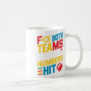 Mug Funny F#ck Les deux équipes laissez juste mes chif