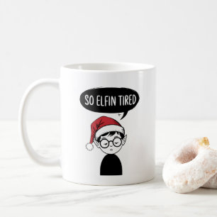Mug Funny FEL Noël matin Stocker Stuffer