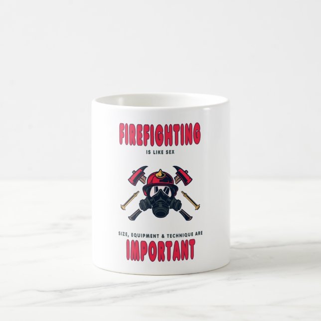 Mug Funny Fire Service Dire Gift Firefighter (Centre)