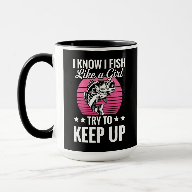 Mug Funny Fishing Themed (Gauche)