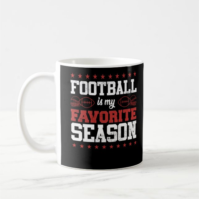 Mug Funny Football Est Ma Saison Préférée (Gauche)
