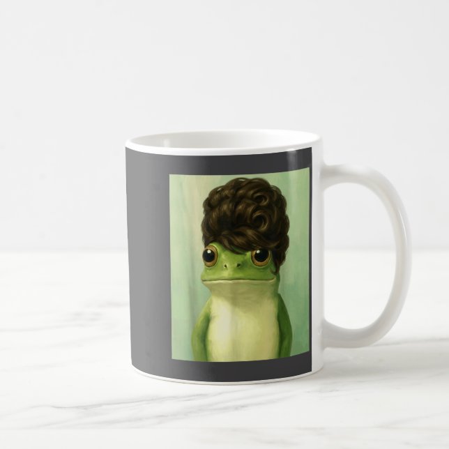 Mug Funny Frog Beehive Bob Haircut Meme  (Droite)