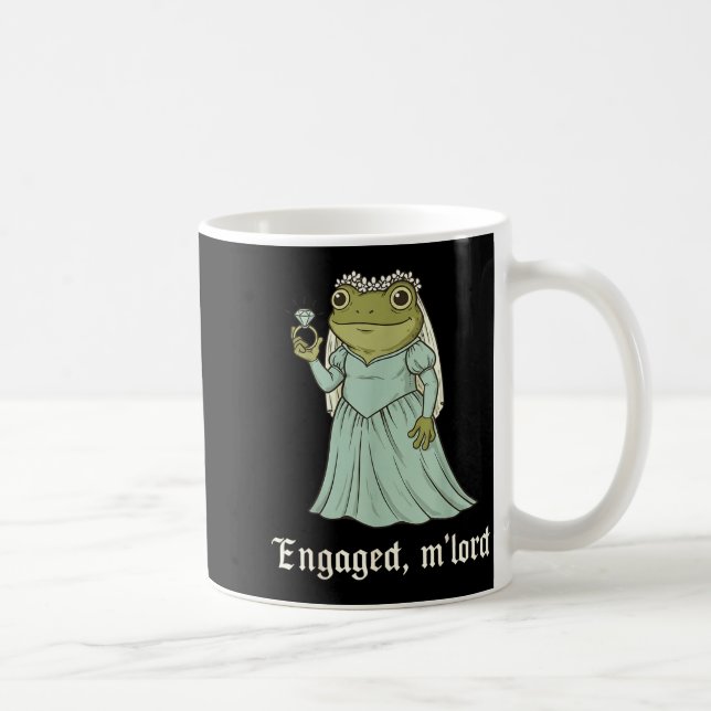 Mug Funny Frog Engagement Matching Couples Tee Snarky  (Droite)