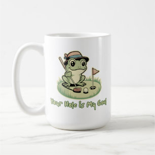 Mug Funny Frog Golf - Votre trou est mon objectif