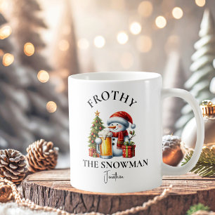 Mug Funny Frosty le Snowman Personnalisé