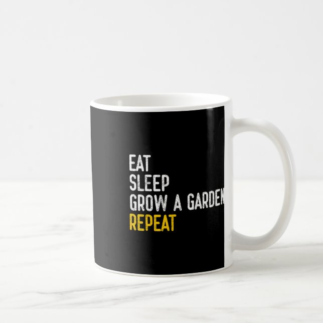 Mug Funny Game Eat Sleep Grow A Garden Repeat Gamer De (Droite)