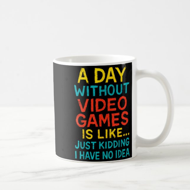 Mug Funny Gamer Graphic Tee Men Boys Teens Video Gamin (Droite)