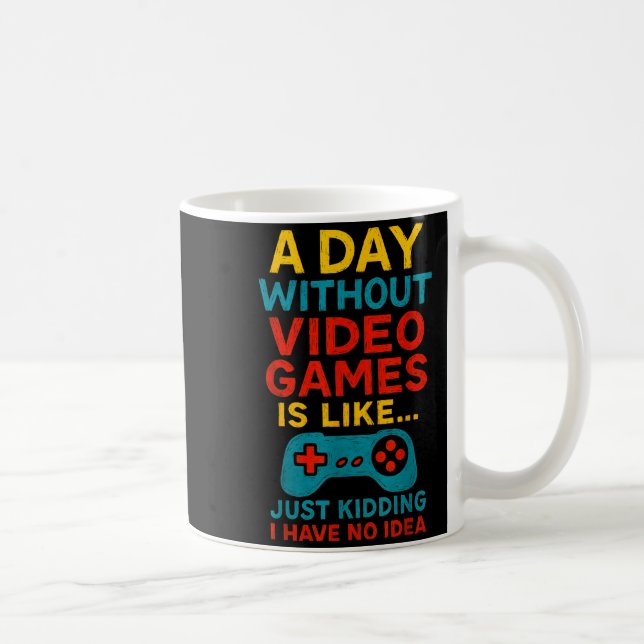 Mug Funny Gamer Saying Graphic Tee Men Boys Teens Vide (Droite)