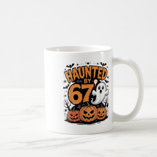 Mug Funny Ghost T Pumpkin Halloween - Haunted  (Droite)