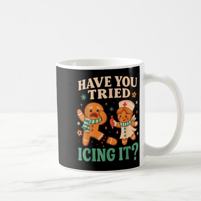 Mug Funny Gingerbread Christmas Pun Have You Tried Ici (Droite)