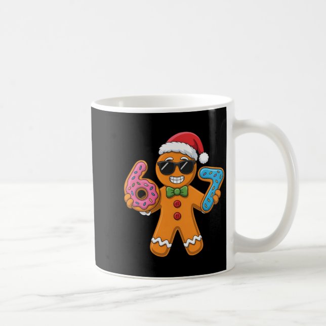 Mug Funny Gingerbread Six Seven 67 Ice Cream Christmas (Droite)