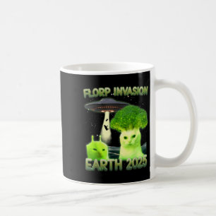 Mug Funny Glerp Glorp Funny Alien Chat Mème Vintage