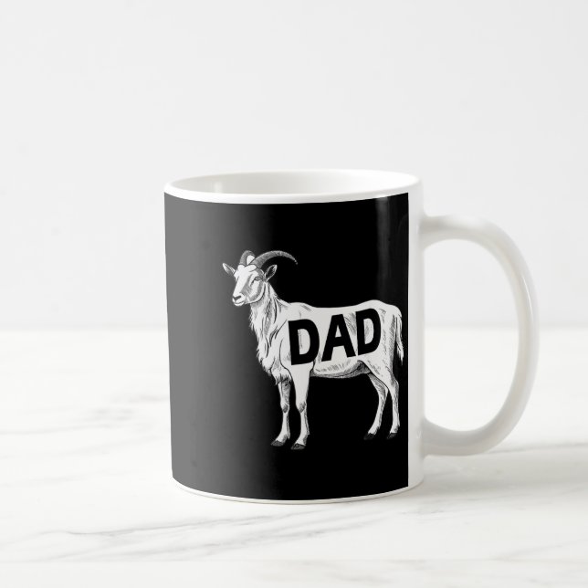 Mug Funny Goat Gift Dad Sarcastic Graphic  (Droite)