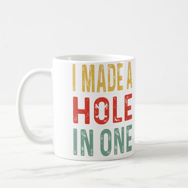Mug Funny Golf Design For Men Women Hole In One Golf G (Gauche)