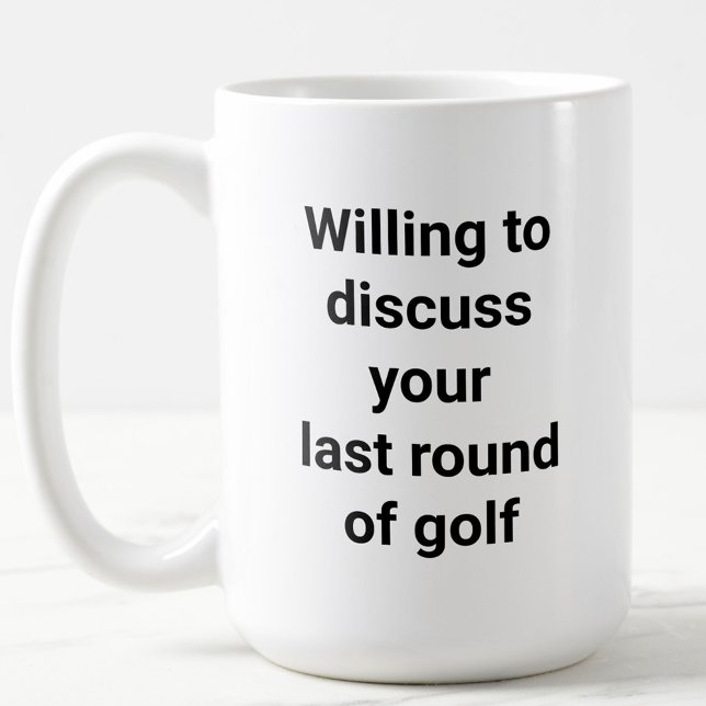 Mug Funny Golfer Humour Golf Parler Papa Cadeau (Créateur téléchargé)