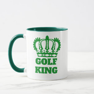 Mug Funny Golfer Papa, Humoriste Golf King Café
