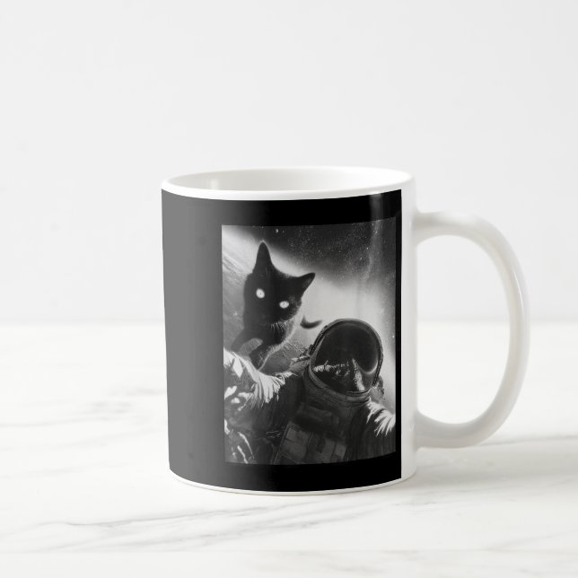 Mug Funny Graphic Chat Astronaut Selfie Funny _1 (Droite)