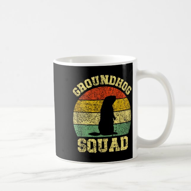 Mug Funny Groundhog Squad Design Happy Groundhog Day 2 (Droite)