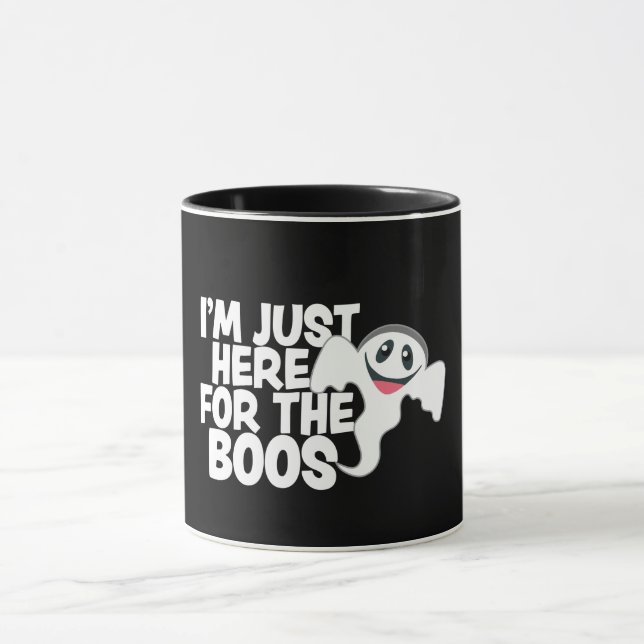 Mug Funny Halloween Ghost Boos Pun (Centre)