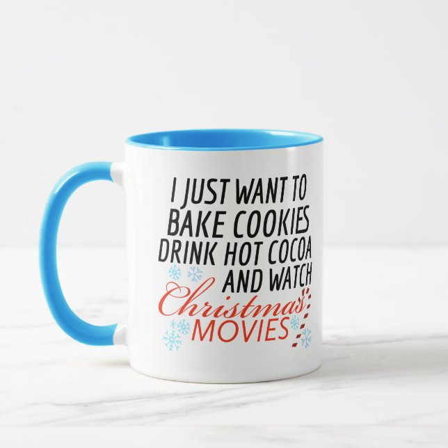 Mug Funny happy quotes sayings Christmas tree gift  (Gauche)