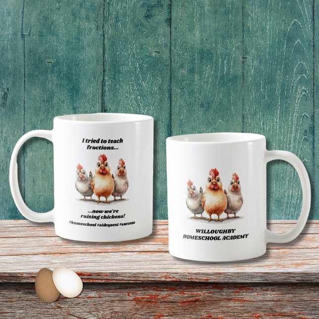 Mug Funny Homeschool poulet (Créateur téléchargé)