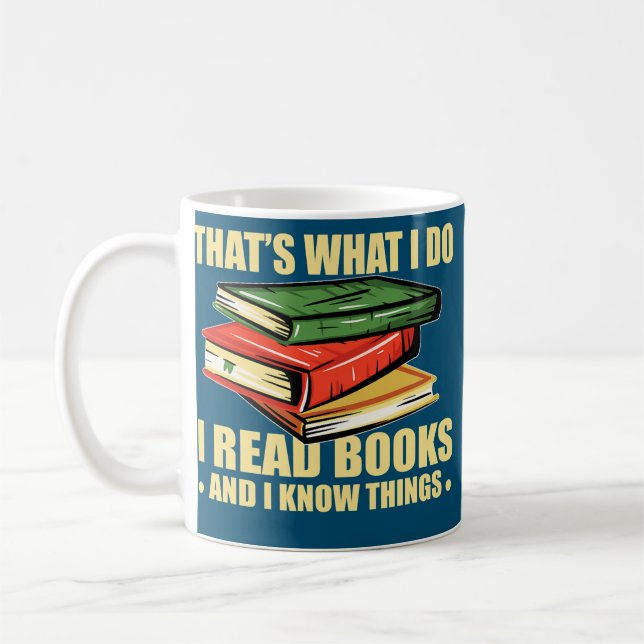 Mug Funny I Read Books  (Gauche)