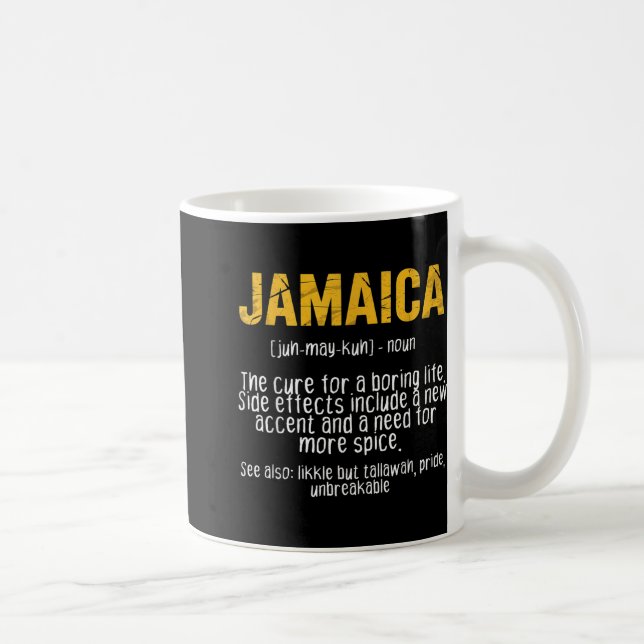 Mug Funny Jamaïque Définition Dit Jamaïcain Patois Hu (Droite)
