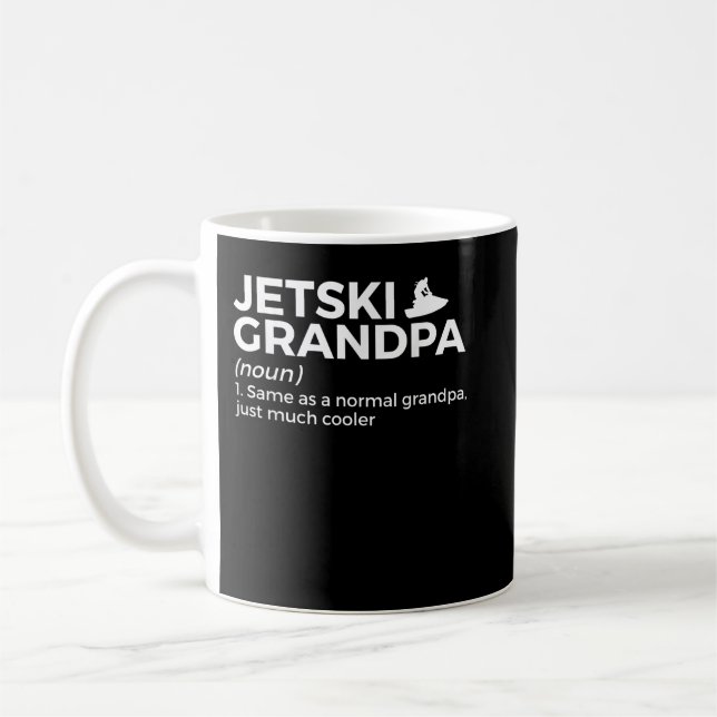 Mug Funny Jetski Grandpa (Gauche)
