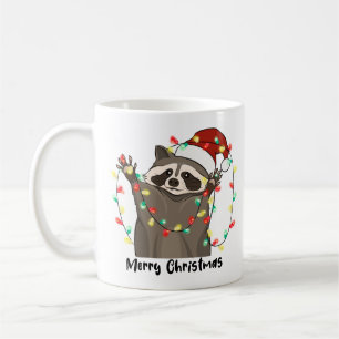 Mug Funny Joyeux Raccoon de Noël