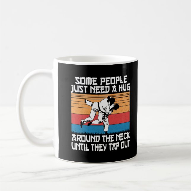 Mug Funny Judo Jiu Jitsu Humour d'arts martiaux (Gauche)