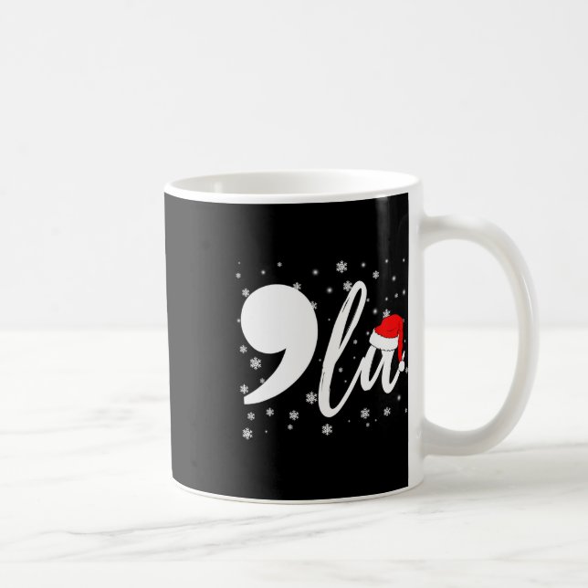 Mug Funny Kamala Harris 2024 Comma La Christmas Pour m (Droite)