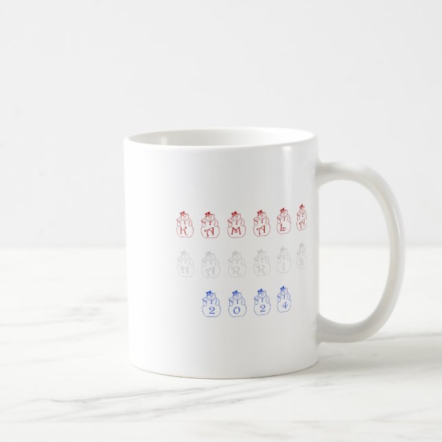 Mug Funny Kamala Harris 2024 Joyeux Noël (Droite)