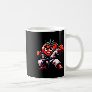 Mug Funny Karate Tomato Design Pour Les Amateurs D'Art