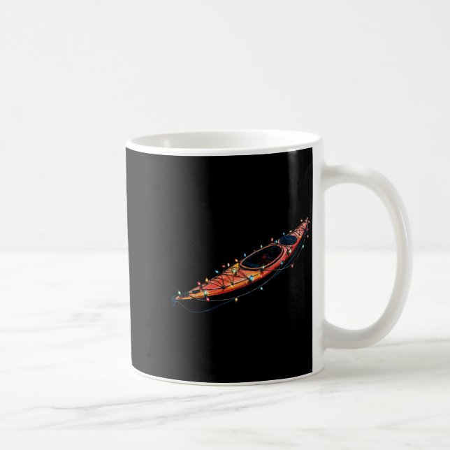Mug Funny Kayak Christmas Graphics Lights Lover Kayaki (Droite)