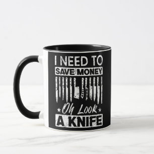 Mug Funny Knife For Men Women Collectible Knives