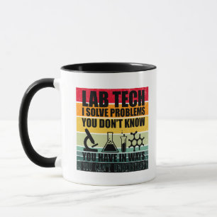 Mug Funny lab tech cite laboratoire technicien humour