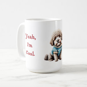 Mug Funny Lagotto Romagnolo dans le pull de Noël