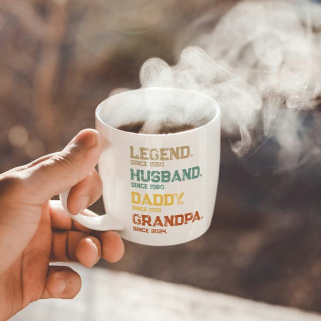 Mug Funny Legend Mari Daddy Grand-père Cadeau personna (Legend Husband Daddy Grandpa for him love family grandfather funny fathers day holiday christmas )