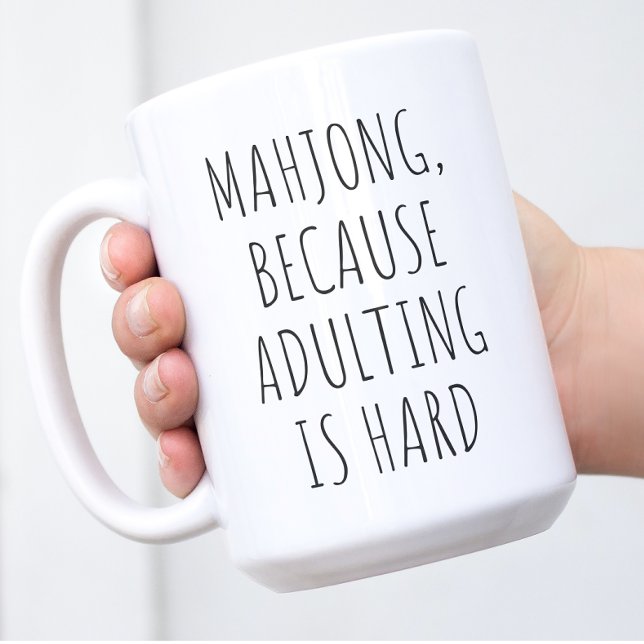 Mug Funny Mahjong (Créateur téléchargé)