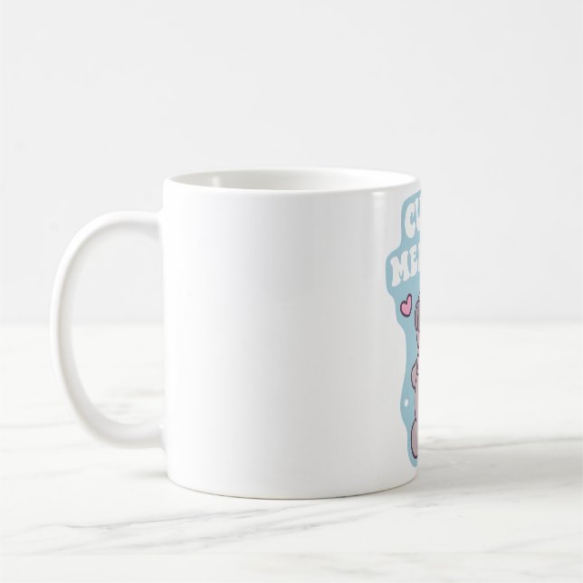 Mug Funny Manatee Curvy Mermaid (Gauche)