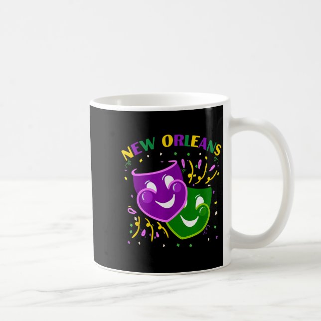 Mug Funny Mardi Gras Mask Louisiana New Orleans Carniv (Droite)