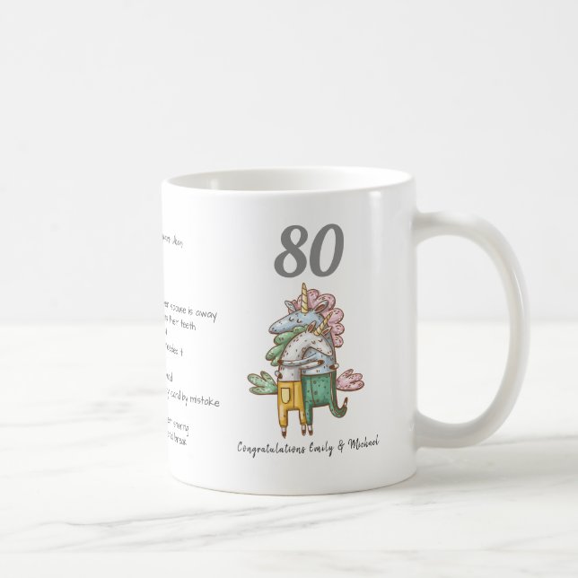 Mug FUNNY Mariage Anniversaire TOUTES LES ANNÉES Custo (Droite)