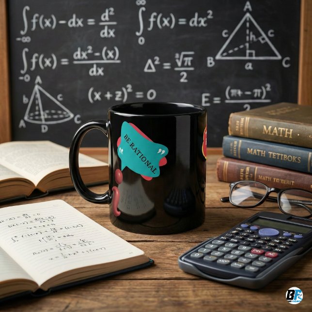 Mug Funny Math Pun Be Rational Imaginary Number Teache (Créateur téléchargé)