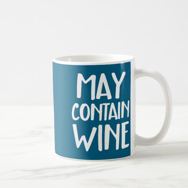 Mug Funny May Contain Wine  (Droite)